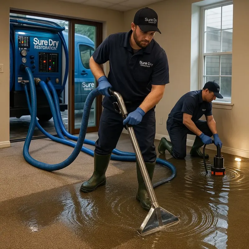 Water Extraction and Removal process in Flanders, NY